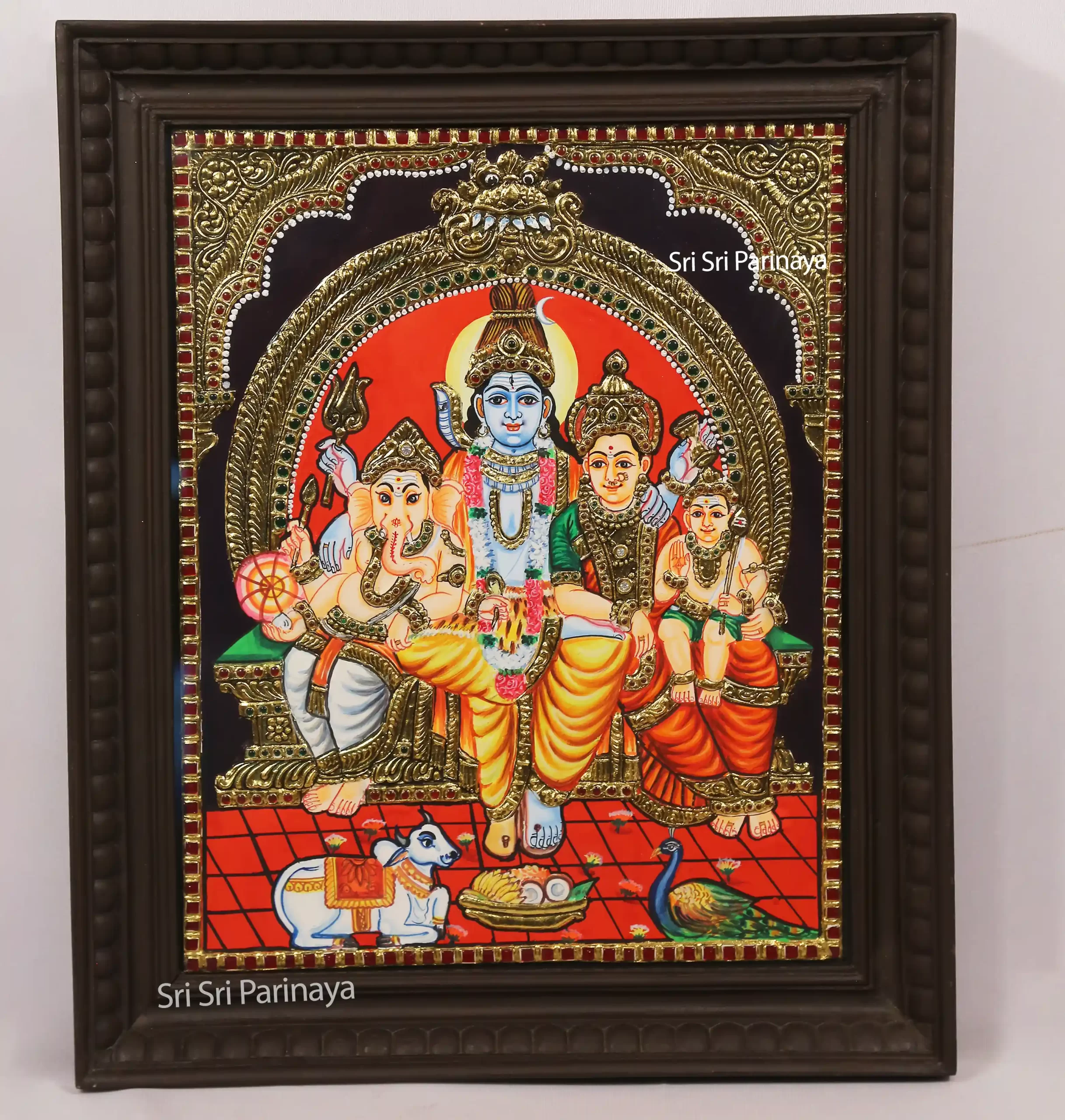 best Shiva Parivar Tanjore Painting 