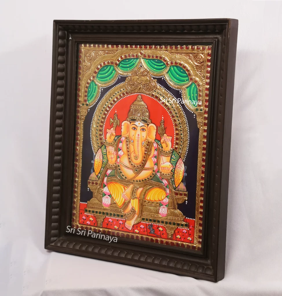 Ganesha Tanjore Painitng01