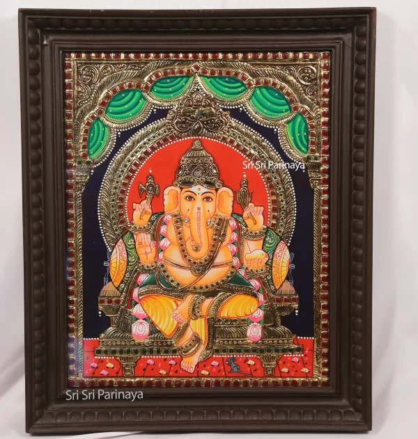Ganesha Tanjore Painting 1