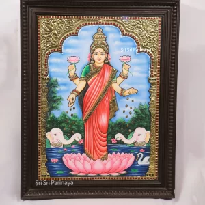Lakshmi Devi Tanjore Painting 3
