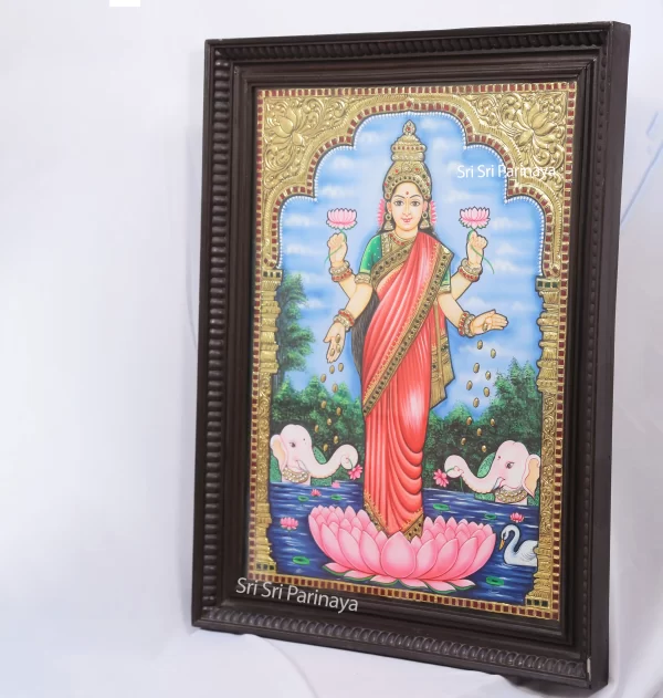 Lakshmi Devi Tanjore Painting 3