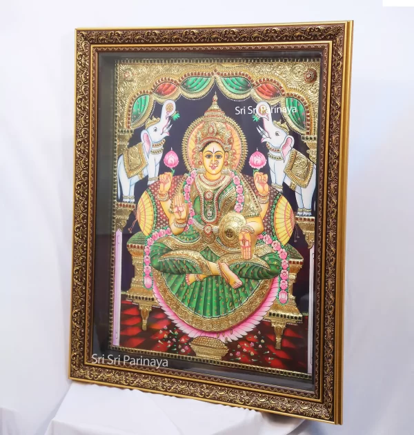 Lakshmi Devi Tanjore Painting 2