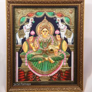 Lakshmi Devi Tanjore Painting 2