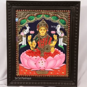 Lakshmi Devi Tanjore painting 1