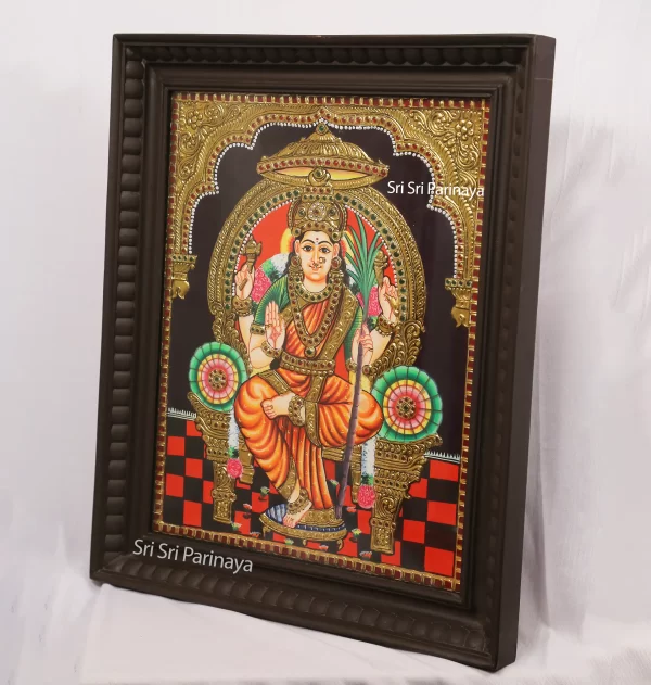 Lalitha devi tanjore painting