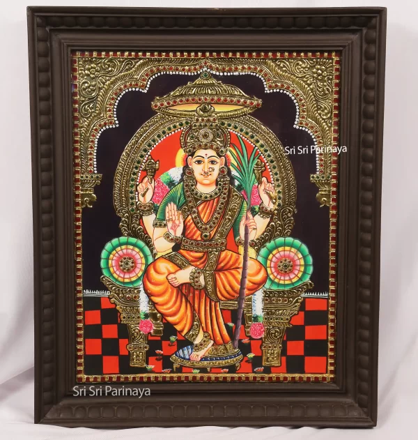 Lalitha devi tanjore painting